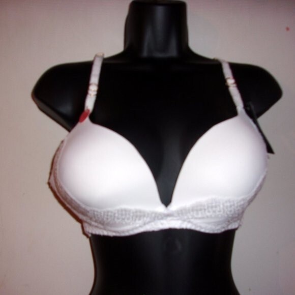 Youmita White Demi Soft Cup Lace  34C Bra NWT - Picture 9 of 9